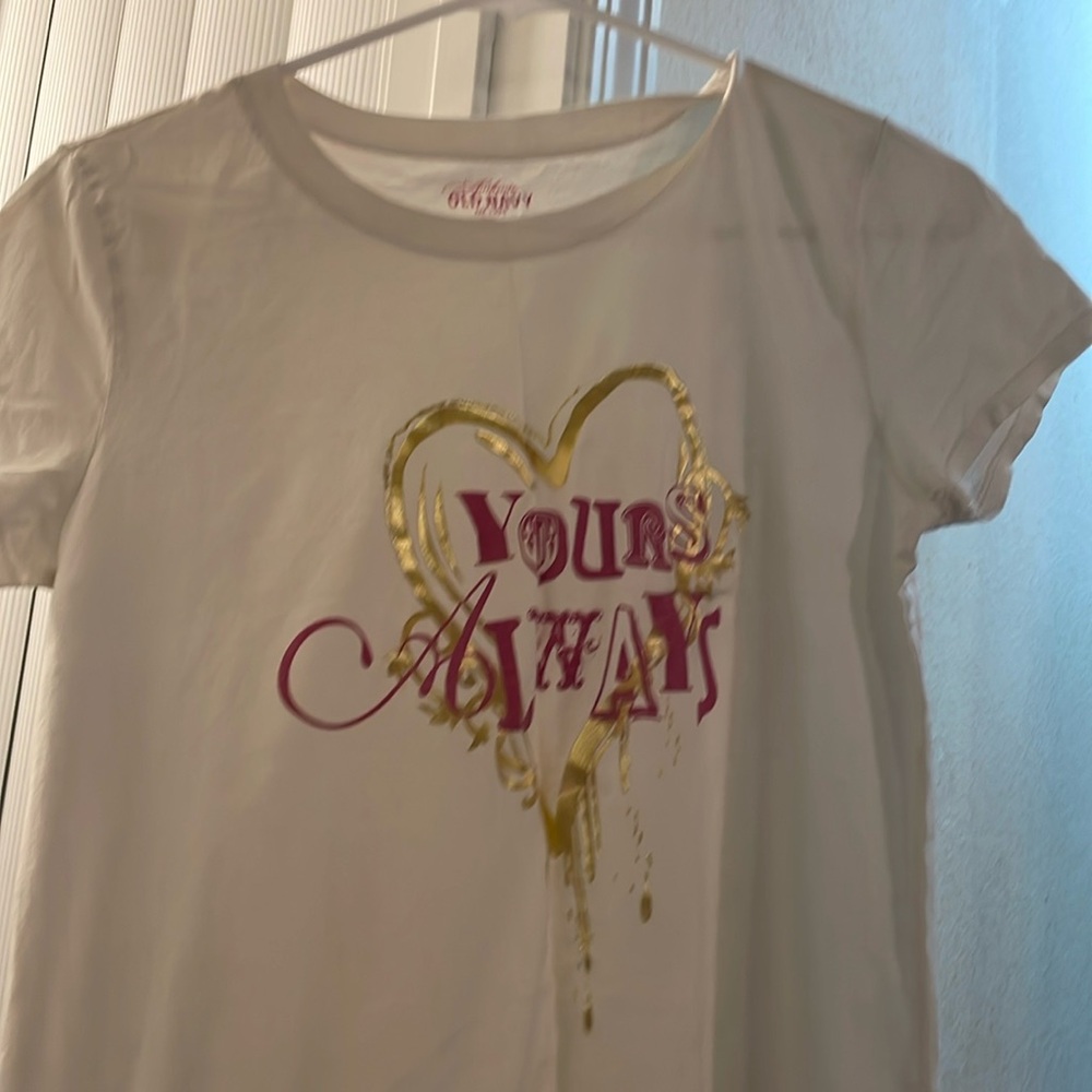 ON cute “Yours Always” tee